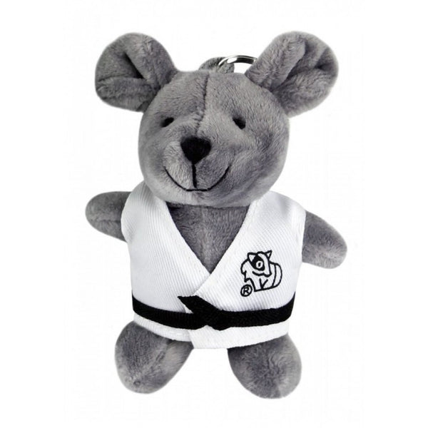 Plush Martial Arts Mouse Keychain